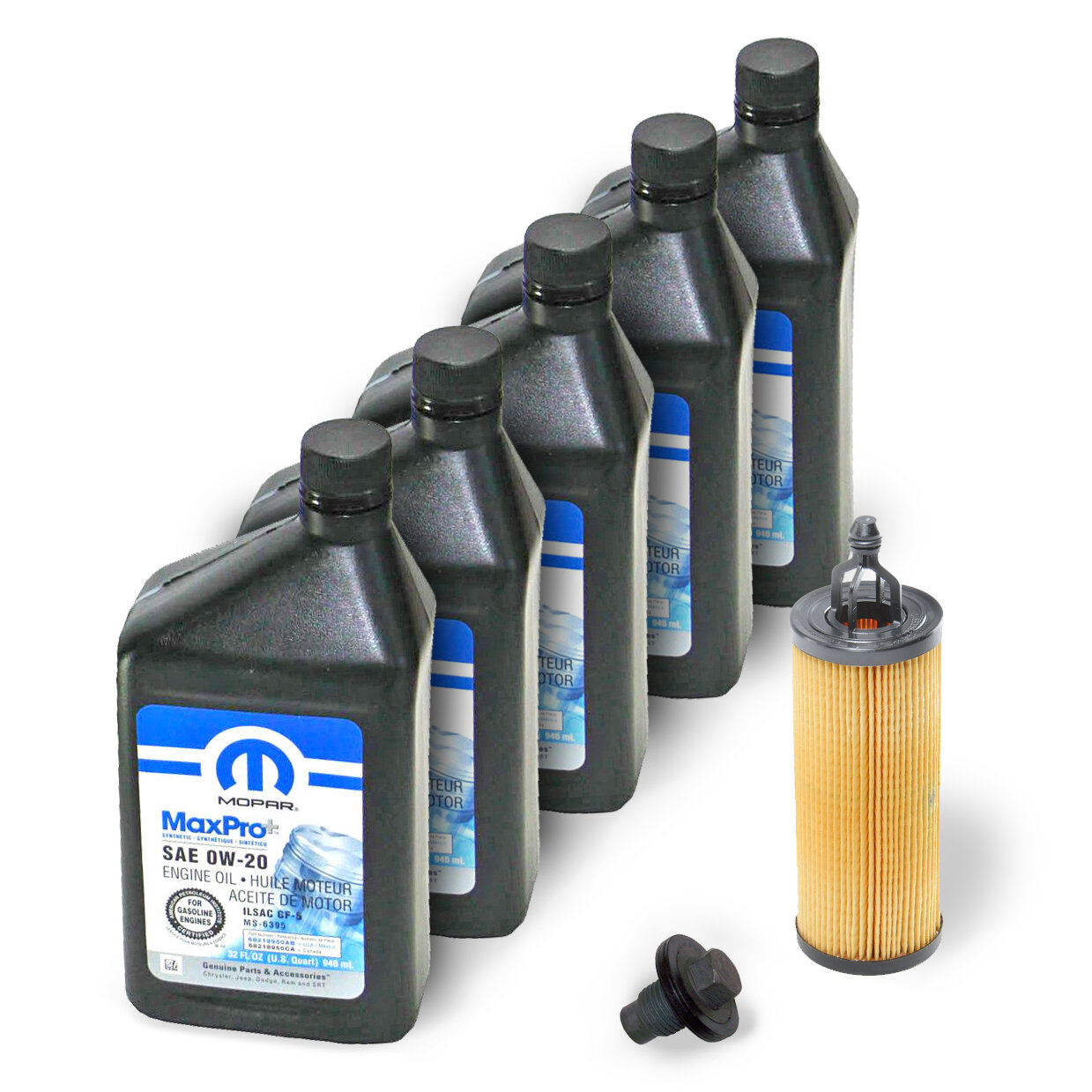 Mopar One Click Oil Change Kit for 1823 Jeep Wrangler JL with 3.6L